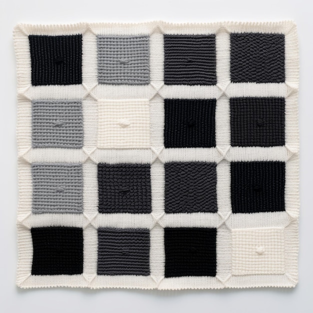 zestaw haftowanych próbek